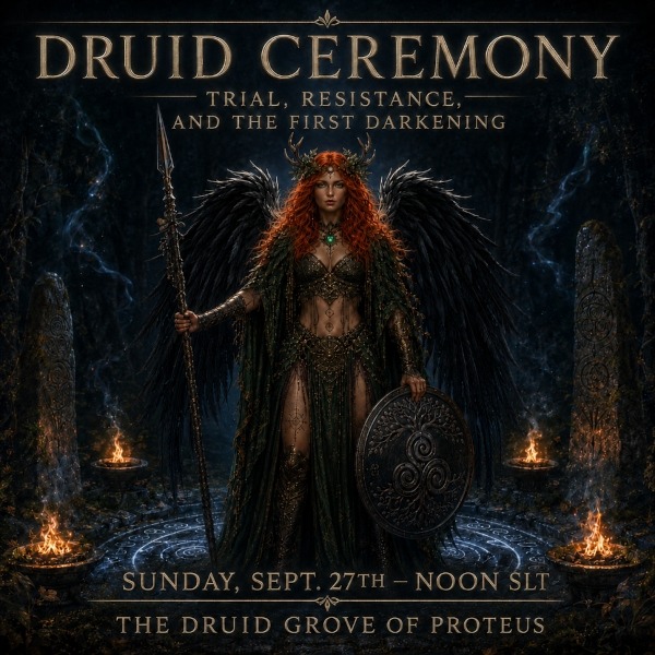 Lady Eva Fury Druid ceremony 9-27 noon slt