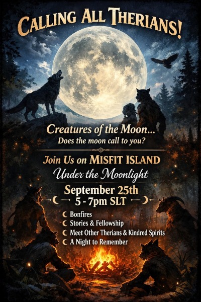 Infernal Maddie Therians 9-25 5-7 pm slt