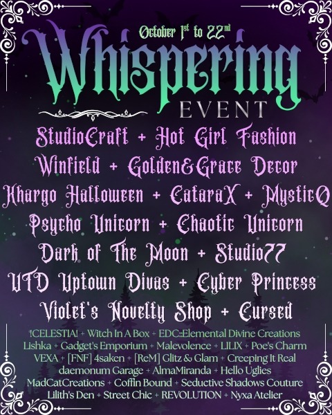 Whispering Event Flyers